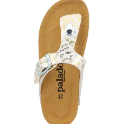 Palado Kids Kos G Leo, Zehentrenner, Kinder, Weiß/Gold