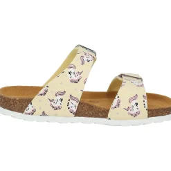 Palado Kids Samos G Print, Pantoletten, Kinder, Gelb Unicorn