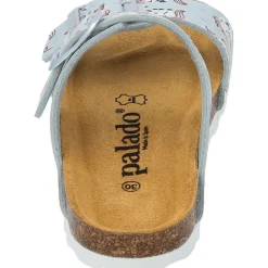 Palado Kids Samos G Print, Pantoletten, Kinder, Hellblau Metallic Unicorn