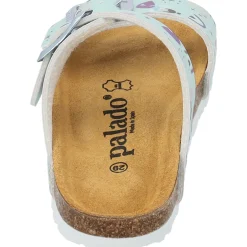 Palado Kids Samos G Print, Pantoletten, Kinder, Türkis Metallic Fairy