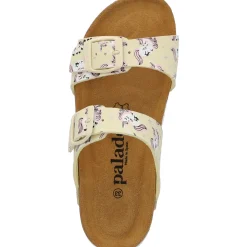 Palado Kids Samos G Print, Pantoletten, Kinder, Gelb Unicorn