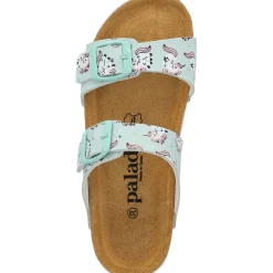 Palado Kids Samos G Print, Pantoletten, Kinder, Türkis Unicorn