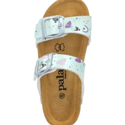 Palado Kids Samos G Print, Pantoletten, Kinder, Türkis Metallic Fairy