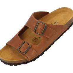 Palado Korfu Oiled Premium Leather Herren, Pantoletten, Herren, Braun