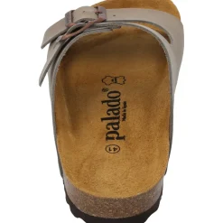 Palado Korfu Oiled Premium Leather Herren, Pantoletten, Herren, Grau