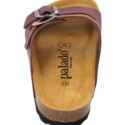 Palado Korfu Oiled Premium Leather Herren, Pantoletten, Herren, Bordeaux