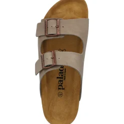 Palado Korfu Oiled Premium Leather Herren, Pantoletten, Herren, Grau