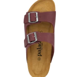 Palado Korfu Oiled Premium Leather Herren, Pantoletten, Herren, Bordeaux