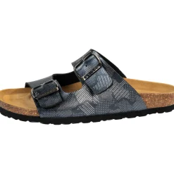 Palado Korfu Print, Pantoletten, Damen, Print Anthrazit