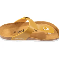 Palado Kos Matt, Zehentrenner, Damen, Senf