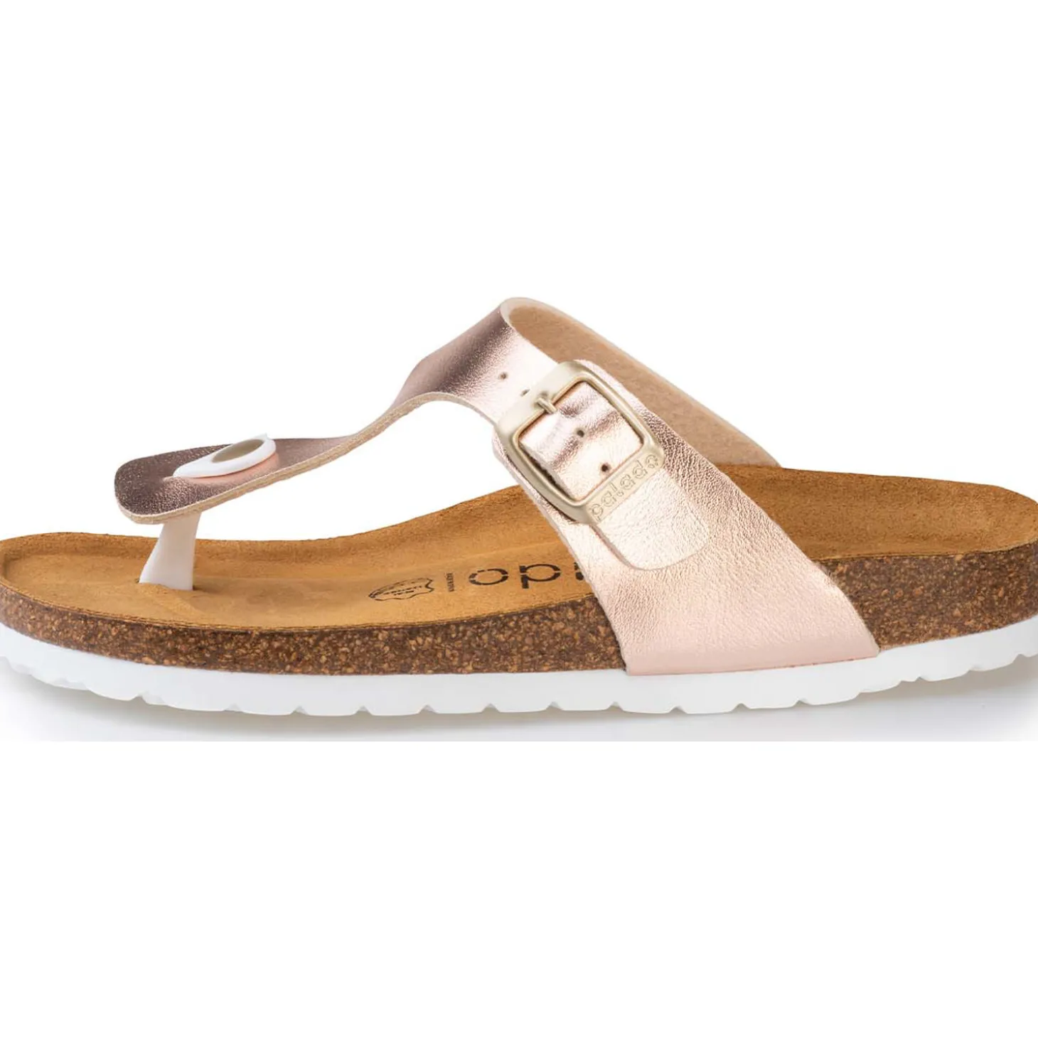 Palado Kos Metallic, Zehentrenner, Damen, Rosegold