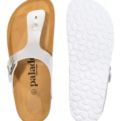 Palado Kos Metallic, Zehentrenner, Damen, Altsilber