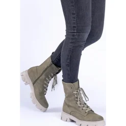 Palado Lefkada, Schnürstiefel, Damen, Khaki