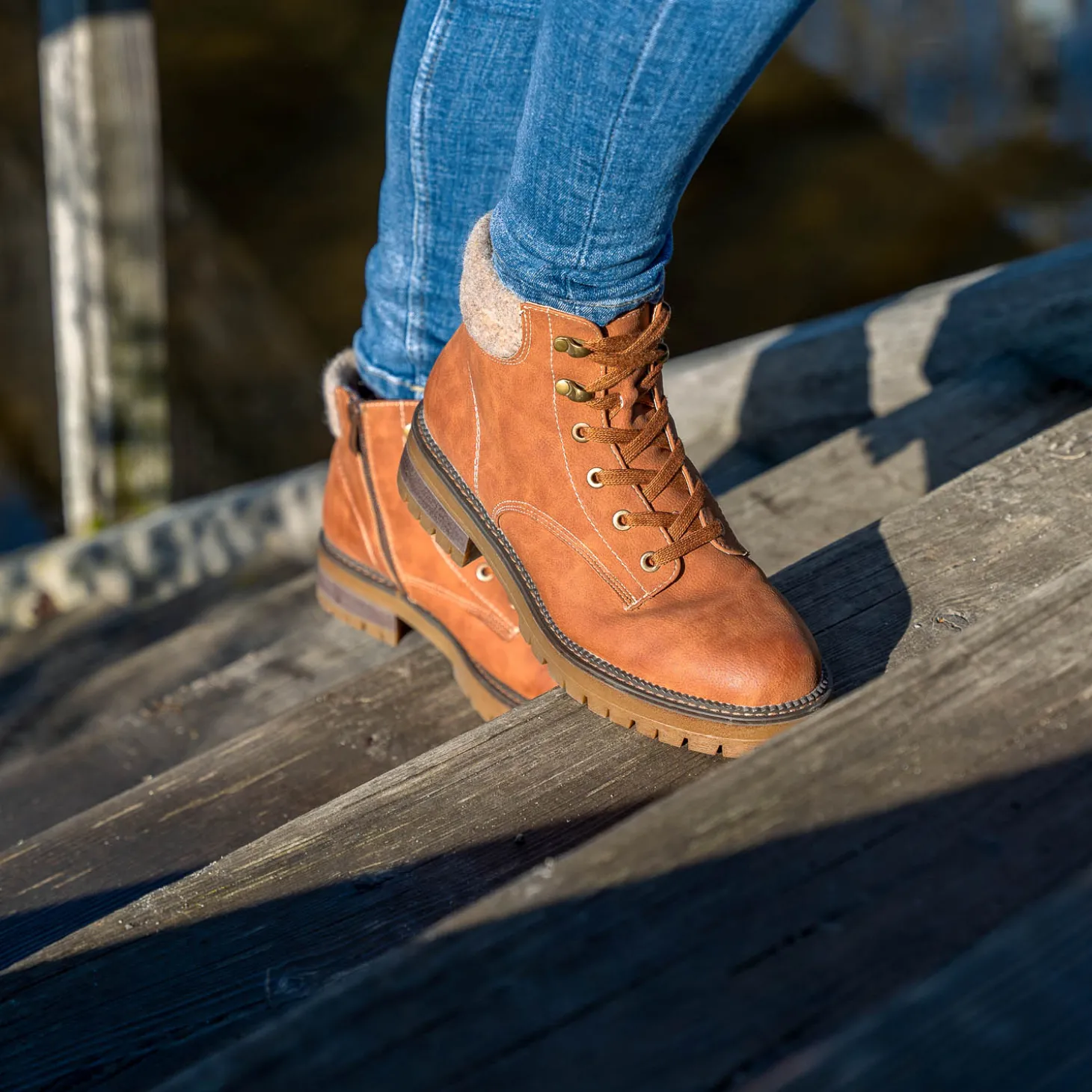 Palado Lipsi short, Ankle Boots, Damen, Braun