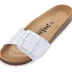 Palado Malta EGS Lack, Pantoletten, Damen, Weiß/Weiß