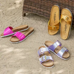 Palado Malta EGS Lack, Pantoletten, Damen, Fuchsia