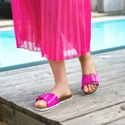 Palado Malta EGS Lack, Pantoletten, Damen, Fuchsia