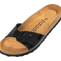 Palado Malta Metallic, Pantoletten, Damen, Schwarz