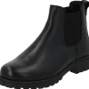 Palado Meostres, Chelsea Boots, Damen, Schwarz
