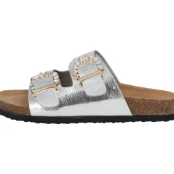 Palado Obestos by Sila Sahin, Sandalen, Damen, Silber Metallic