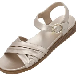 Palado Ovuh, Riemchensandalen, Damen, Gold