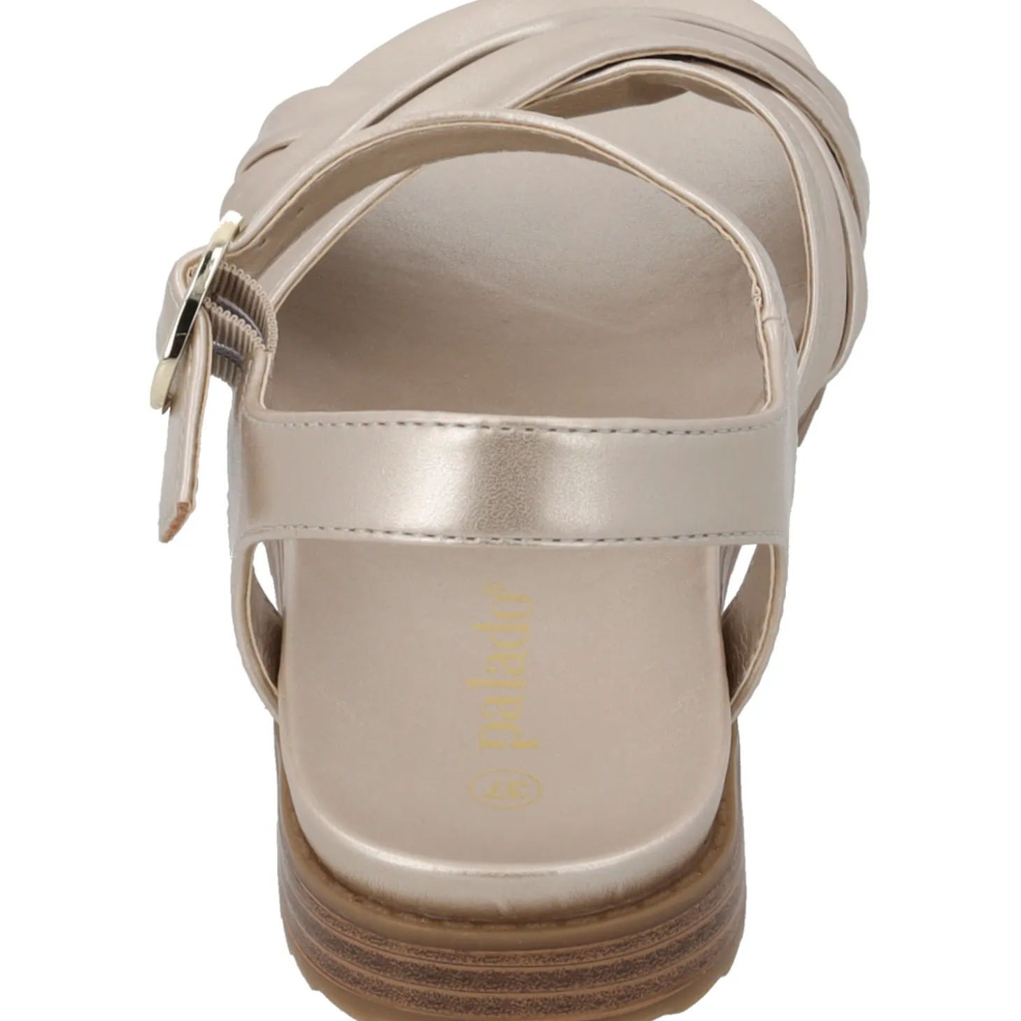 Palado Ovuh, Riemchensandalen, Damen, Gold