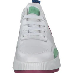 Palado PA 0035, Schnürschuhe, Damen, Weiß/Grün/Pink