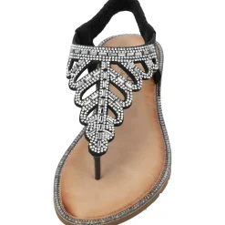 Palado Phuza by Sila Sahin , Riemchensandalen, Damen, Schwarz