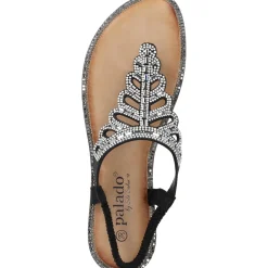 Palado Phuza by Sila Sahin , Riemchensandalen, Damen, Schwarz