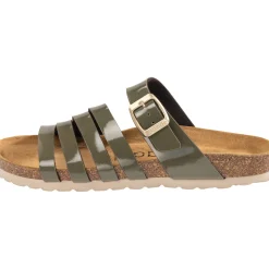 Palado Roma, Pantoletten, Damen, Lack Khaki