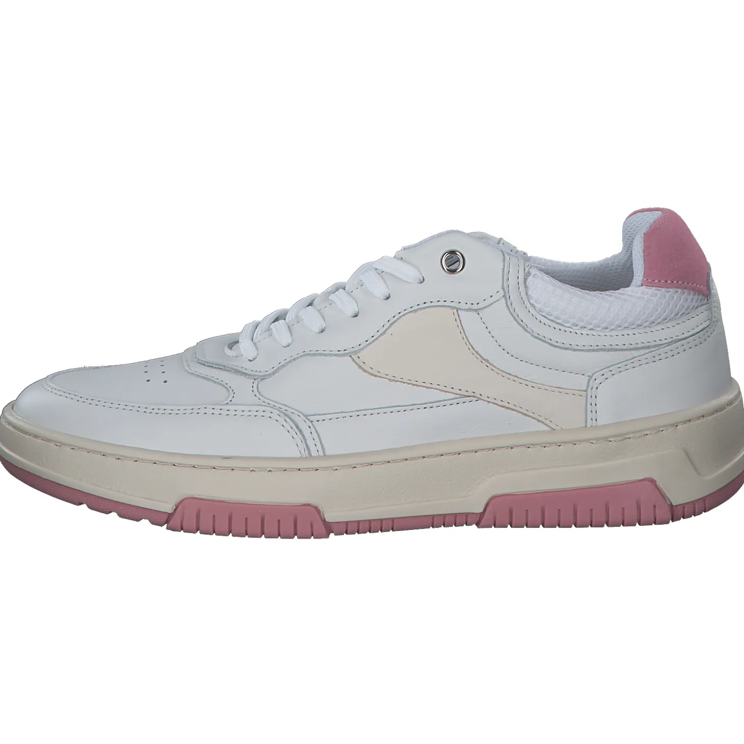Palado S2-2210, Schnürschuhe, Damen, Weiß/Rosa/Beige
