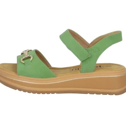 Palado Stamelos by Sila Sahin, Riemchensandalen, Damen, Grün