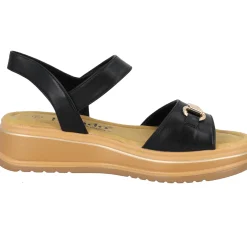 Palado Stamelos by Sila Sahin, Riemchensandalen, Damen, Schwarz