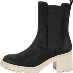 Palado Thasos 018-1401, Chelsea Boots, Damen, Schwarz/Cream