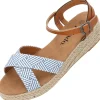 Palado Thunon, Riemchensandalen, Damen, Blau