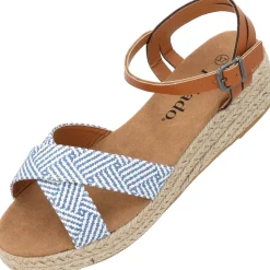 Palado Thunon, Riemchensandalen, Damen, Blau