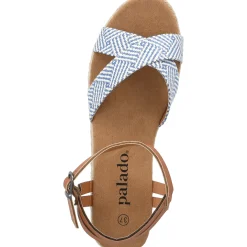 Palado Thunon, Riemchensandalen, Damen, Blau