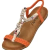 Palado Ubah by Sila Sahin, Komfort-Sandalen, Damen, Orange