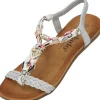Palado Ubah by Sila Sahin, Komfort-Sandalen, Damen, Silber