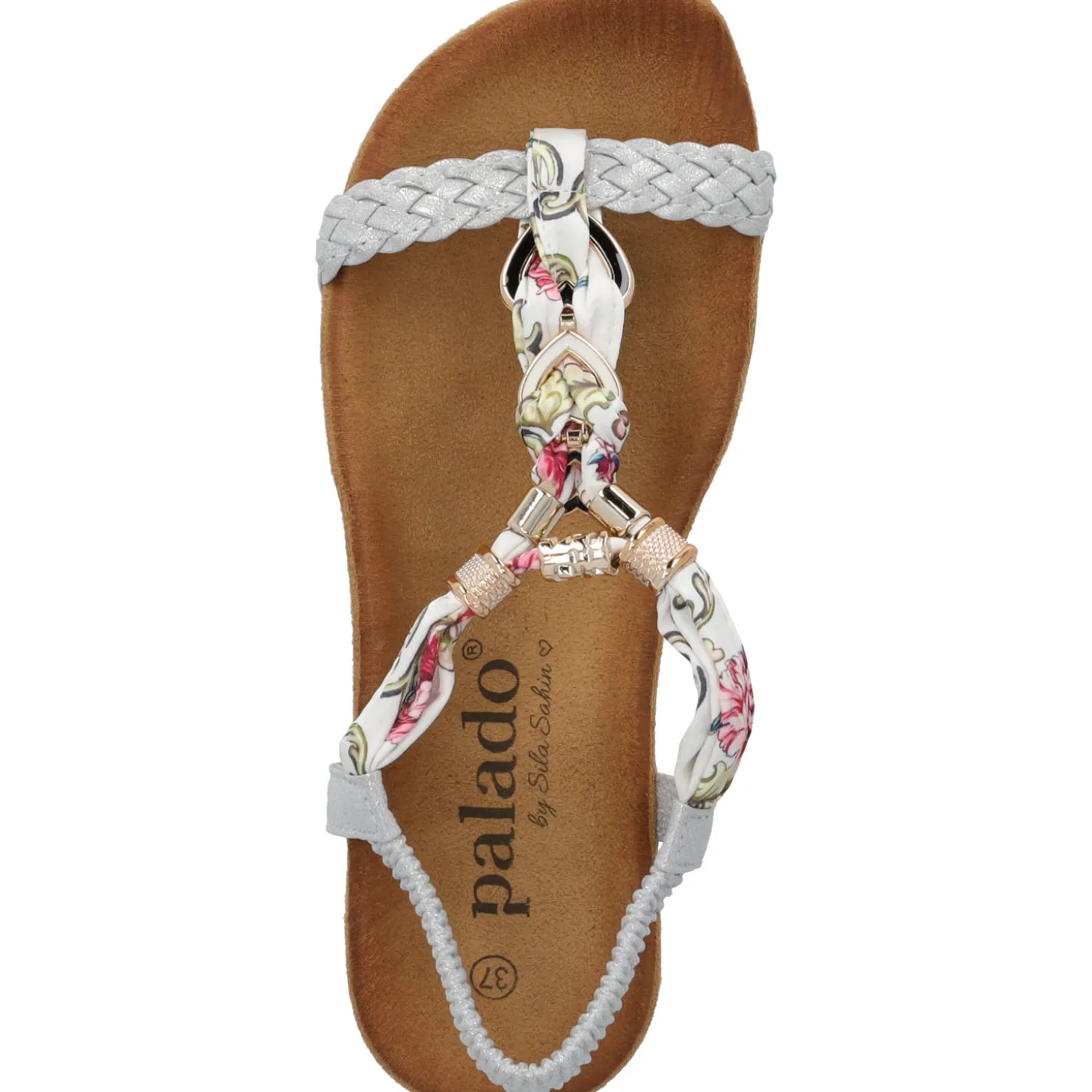Palado Ubah by Sila Sahin, Komfort-Sandalen, Damen, Silber
