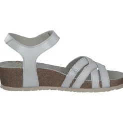 Panama Jack Chia B, Keilsandaletten, Damen, Weiß (Blanco