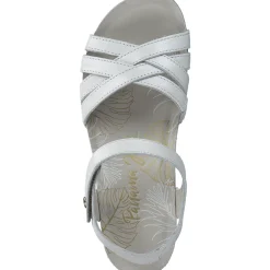 Panama Jack Chia B, Keilsandaletten, Damen, Weiß (Blanco