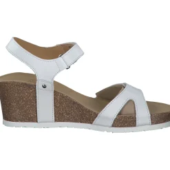 Panama Jack Julia Basics B, Keilsandaletten, Damen, blanco/white