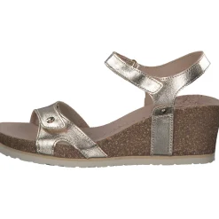 Panama Jack Julia Shine B, Keilsandaletten, Damen, oro gold
