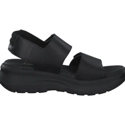 Panama Jack Noah B, Keilsandaletten, Damen, Schwarz