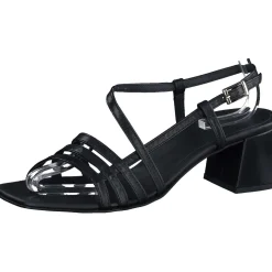Paul Green 6042, Plateau-Sandaletten, Damen, black