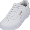 Puma Carina RG 373081, Sneakers Low, Damen, Weiß (White/Rose)