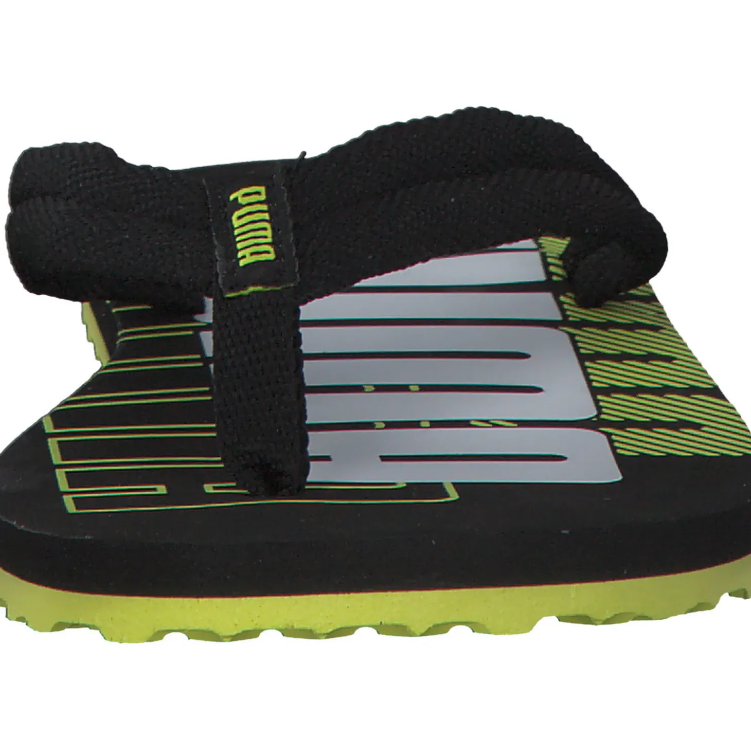 Puma Epic Flip v2 Power PS 384709, Zehentrenner, Kinder, Schwarz Gelb