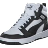 Puma Rebound v6 Mid Jr. 393831, Stiefel, Schwarz