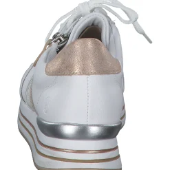Remonte D1318, Schnürschuhe, Damen, weiss/argento/rosegold/weiss